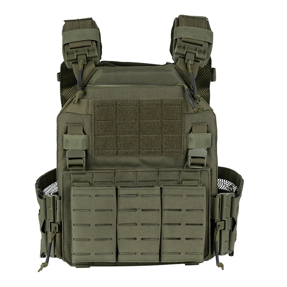 Hrudní nosič 101 Inc QR Plate Carrier Lasercut - olivový