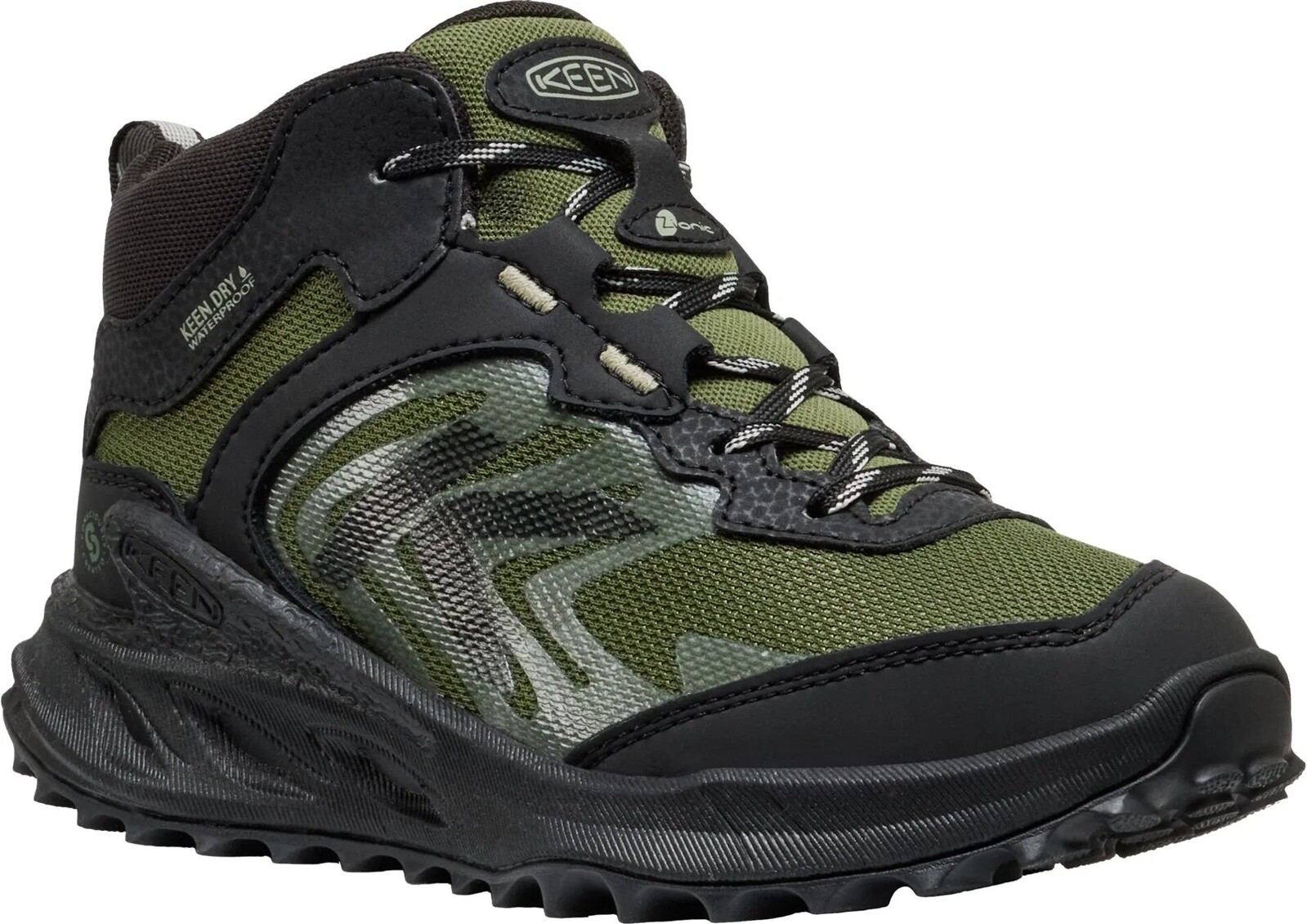 Keen ZIONIC MID WP YOUTH black/bronze green Velikost: 32/33 195208777943
