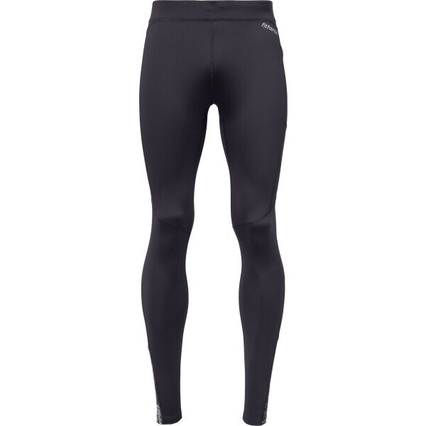 Fitforce RAPIOS Pánské běžecké legíny, černá, velikost