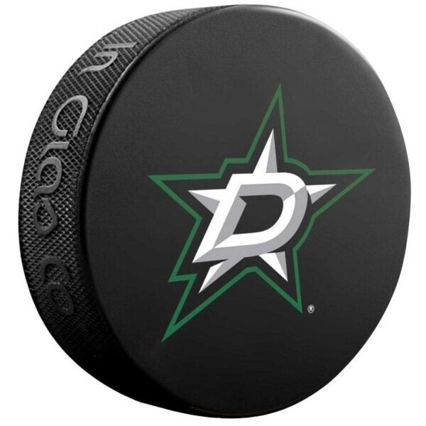 INGLASCO DALLAS STARS LOGO BLISTER Fanouškovský hokejový puk, černá, velikost