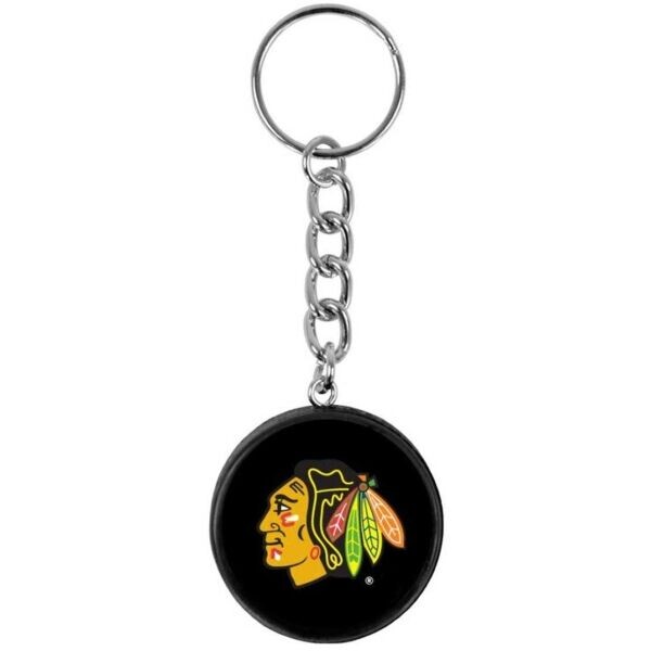 INGLASCO CHICAGO BLACKHAWKS MINIPUK Přívěsek na klíče, černá, velikost