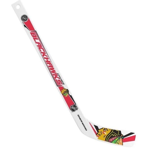 INGLASCO CHICAGO BLACKHAWKS NHL Hokejová mini hůl, bílá, velikost