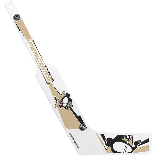 INGLASCO PITTSBURGH PENGUINS NHL Mini hokejka, bílá, velikost