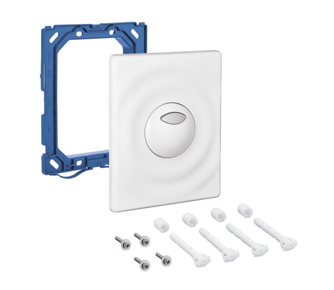 GROHE GROHE 42302SH0 - Splachovací tlačítko SURF 156 × 197 mm bílá