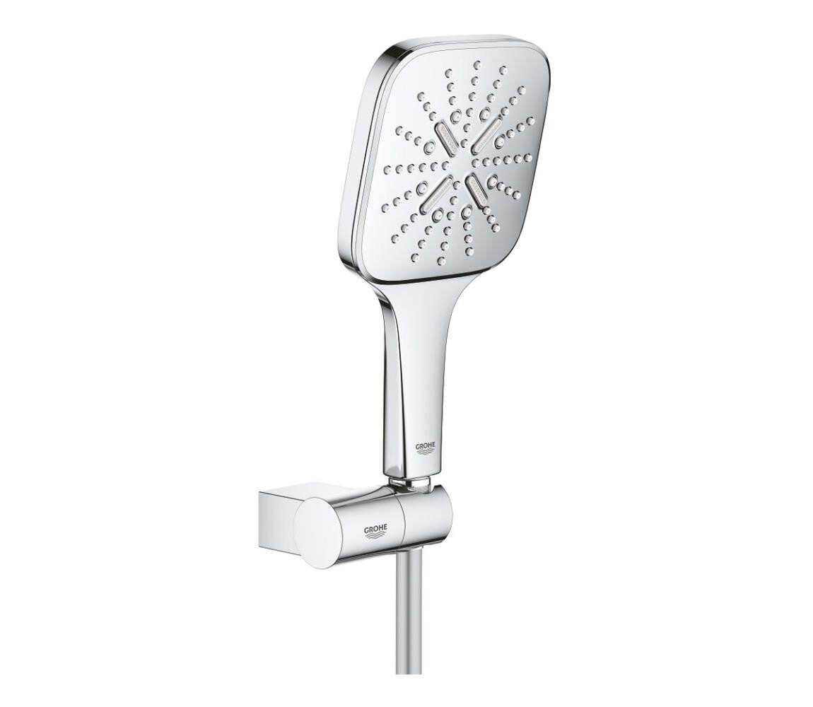 GROHE GROHE 26588000 - Set ruční sprchy RAINSHOWER SMARTACTIVE 130 CUBE lesklý chrom
