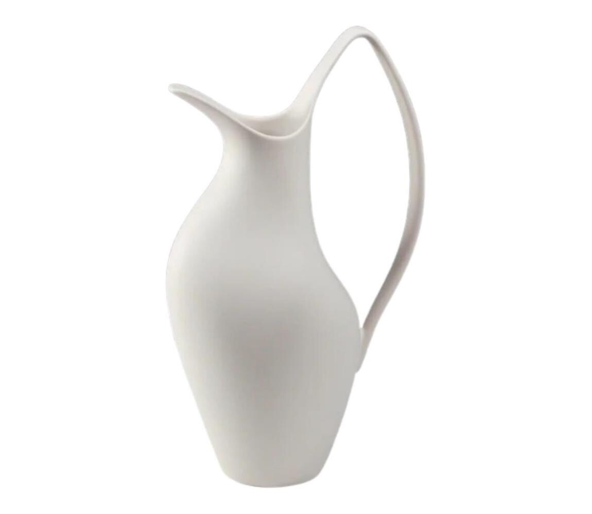 Estilo Home Keramická váza 33x17x19 cm bílá