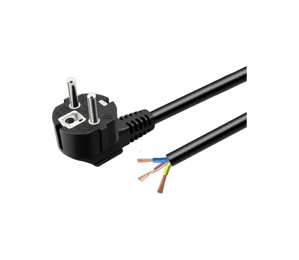 Napájecí kabel 3 m 230V černá