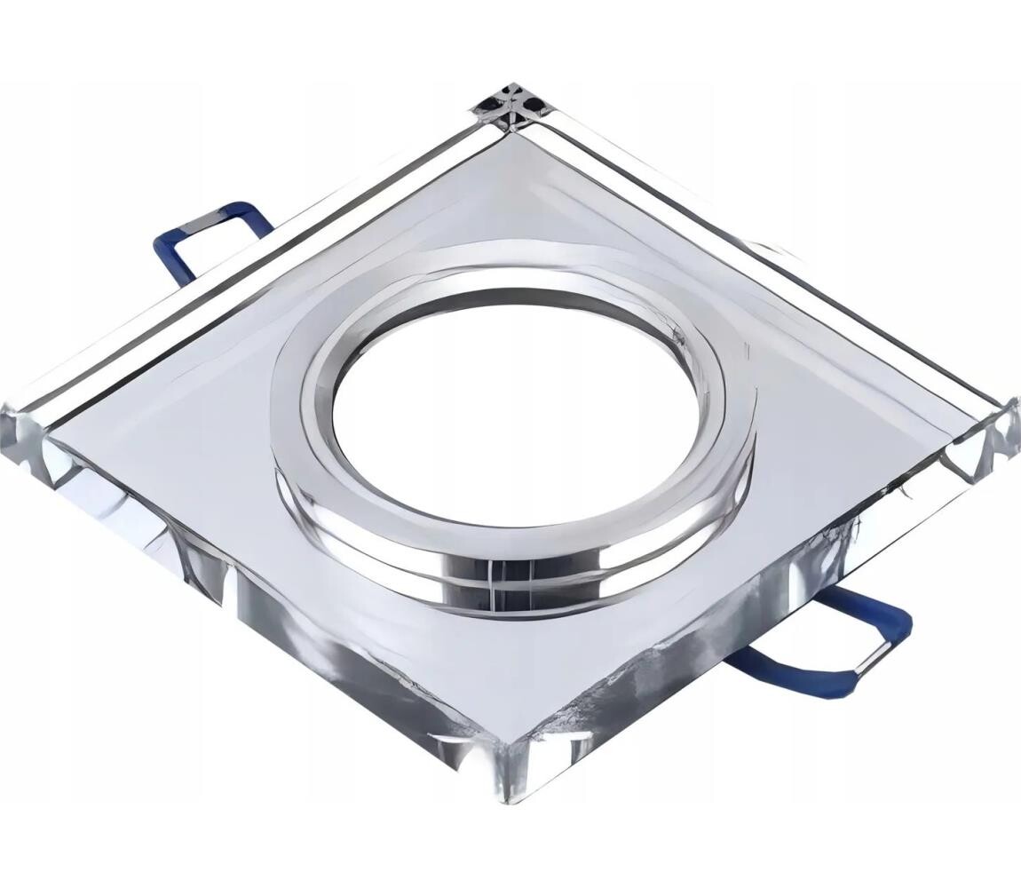 Podhledové svítidlo 1xGU10/MR16/10W/230V 9x9 cm lesklý chrom