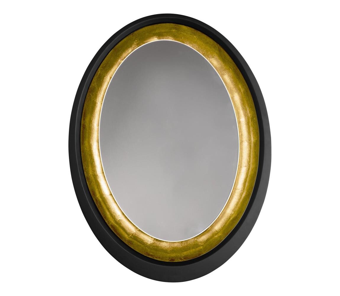 Eglo Eglo 425061 - Nástěnné zrcadlo BONTANG 80x60 cm černá/zlatá