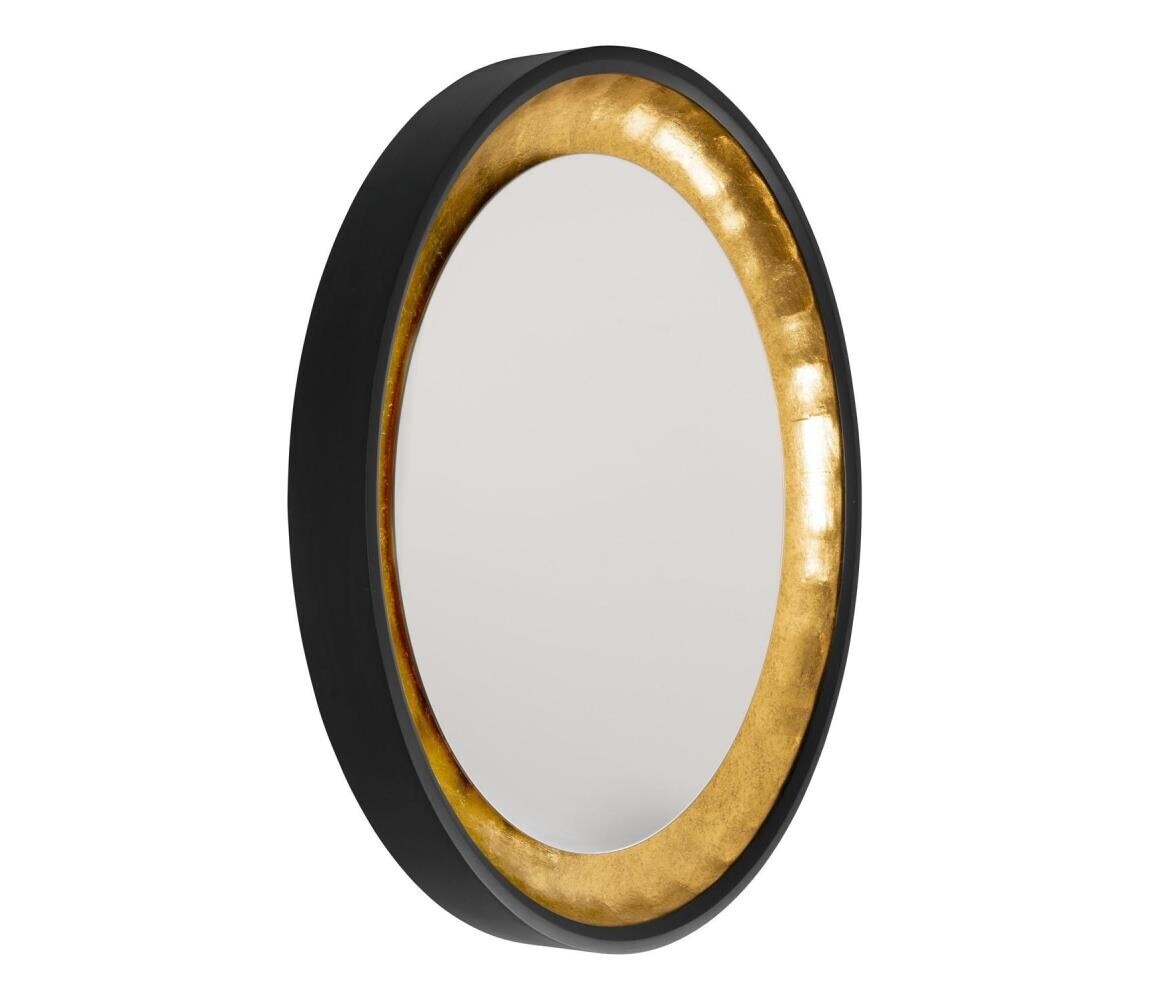 Eglo Eglo 425062 - Nástěnné zrcadlo BONTANG pr. 90 cm černá/zlatá