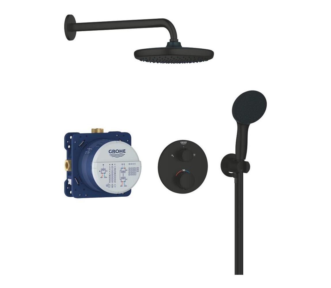 GROHE GROHE 348832430 - Sprchový set VITALIO START 250 mm černá
