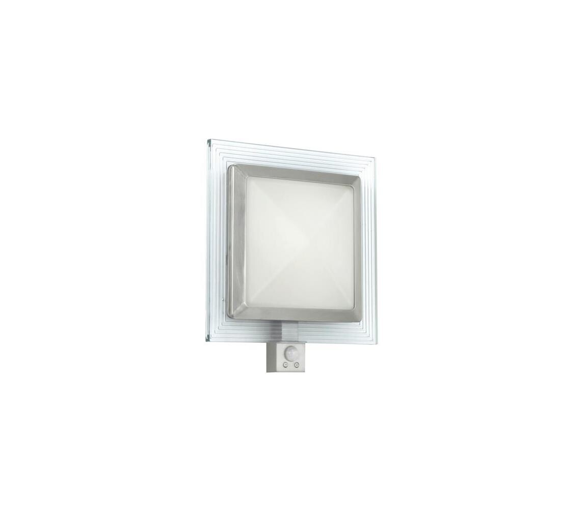 Eglo EGLO 88163 - Venkovní nástěnné svítidlo s čidlem PALI 1xE27/15W + 1xLED/1,28W