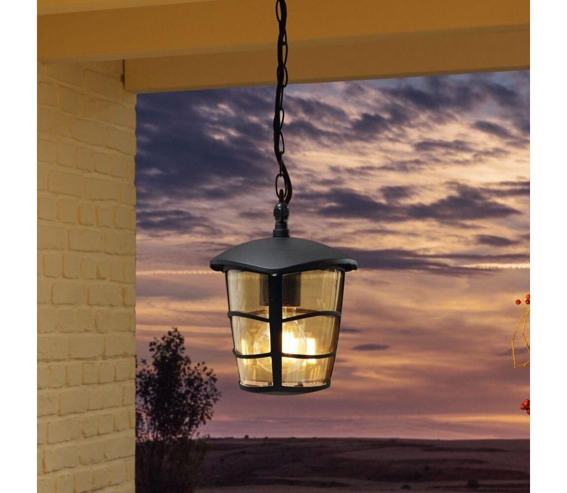 Eglo Eglo 93406 - LED Venkovní lustr ALORIA 1xE27/8,5W/230V IP44