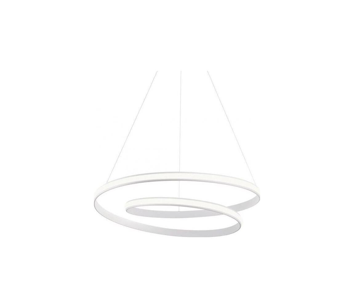 Redo Redo 01-1890 - LED Stm lustr na lanku TORSION LED/35W/230V 4000K pr. 75 cm bílá
