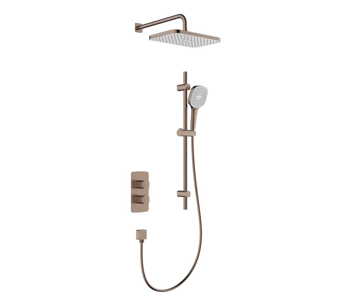 KFA Armatura KFA Armatura 5759-301-34 - Sprchová sada s term. podom. baterií MALAGA rose gold
