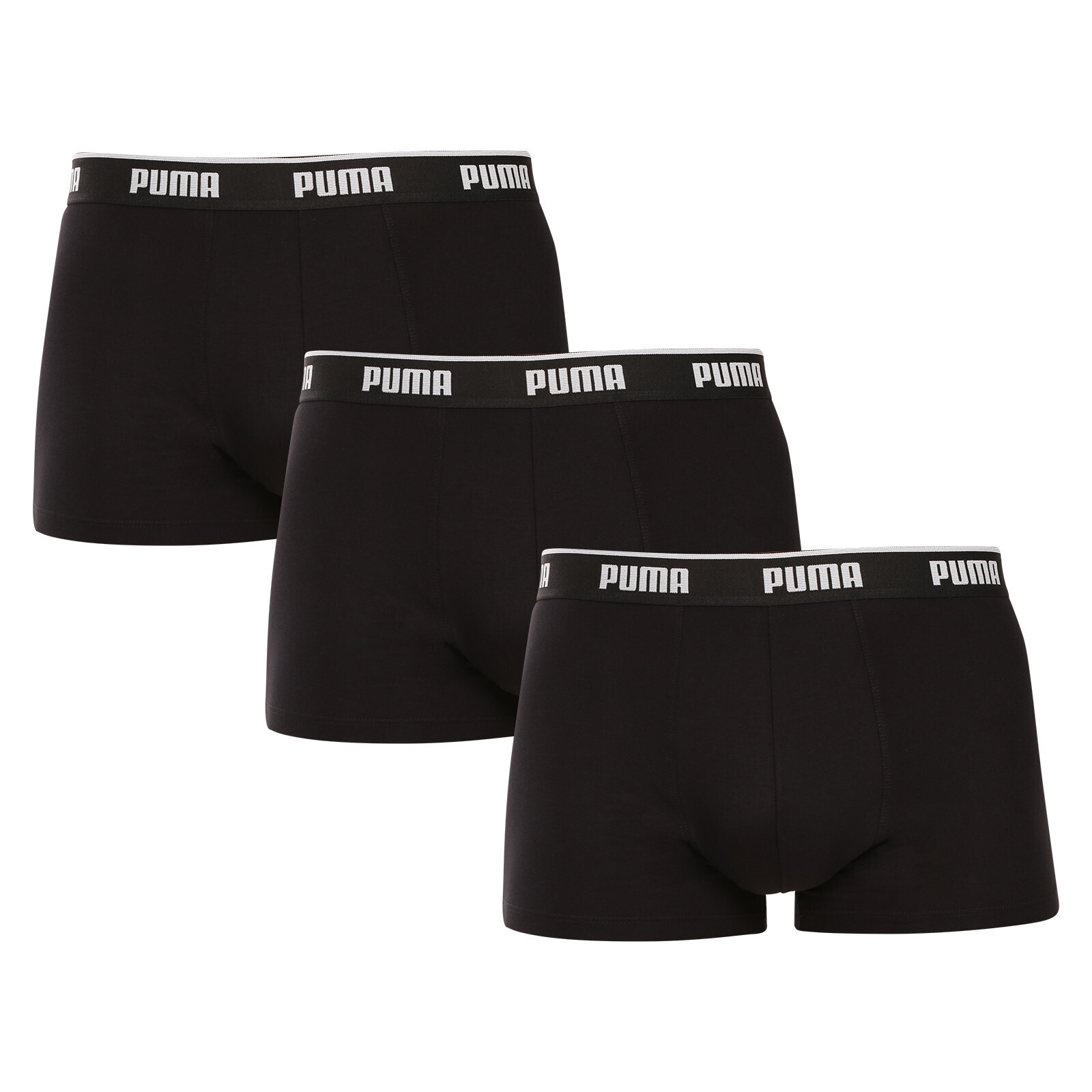 3PACK pánské boxerky Puma černé (701234187 001) XL, trenky / trenýrky
