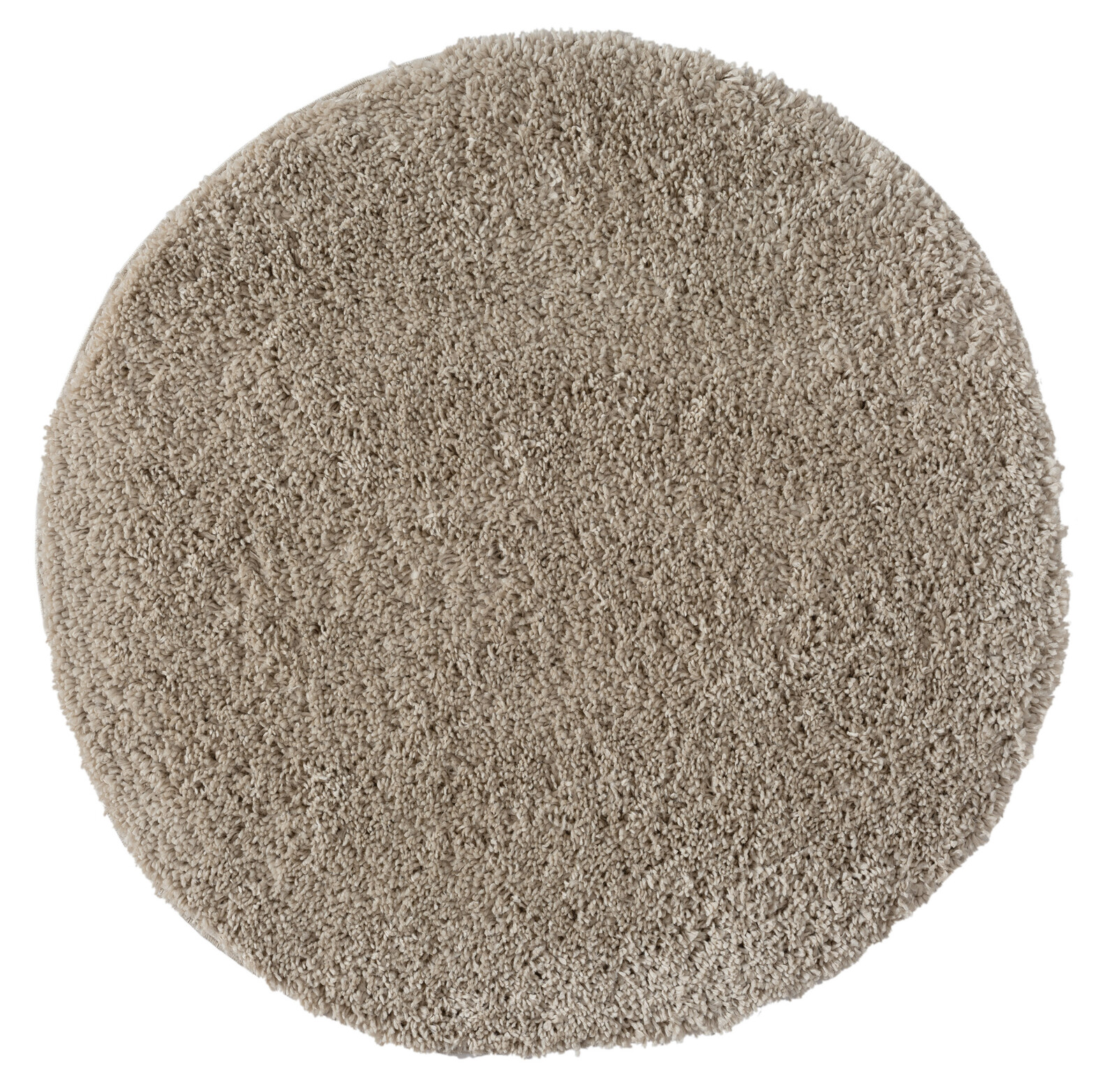 Kusový koberec My Shaggy beige kruh, 100x100, béžová, chodba / předsíň, My Flair