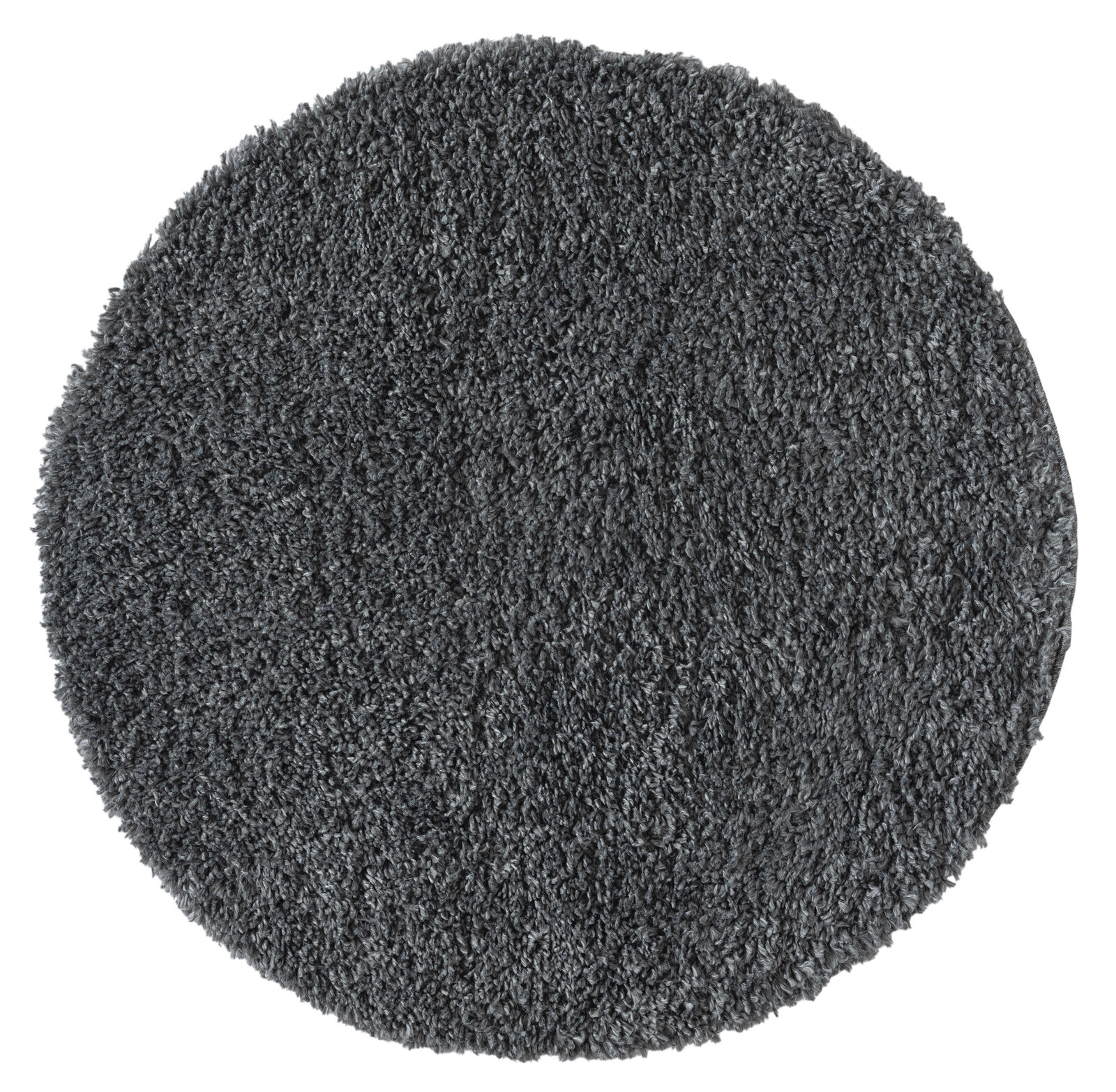 Kusový koberec My Shaggy dunkelgrau kruh, 100x100, šedá, chodba / předsíň, My Flair