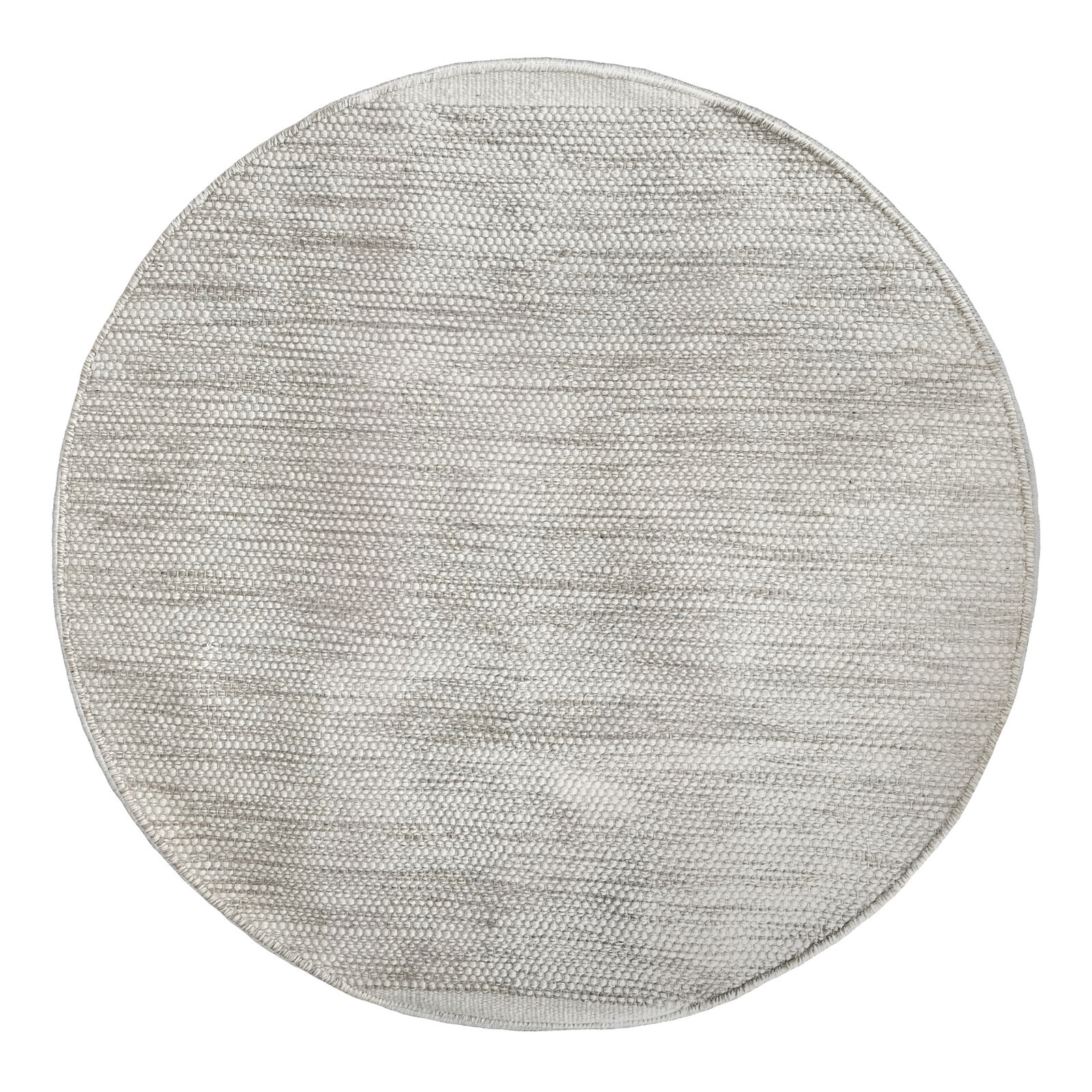 Kusový koberec Wooly Oasis natur kruh, 100x100, šedá, chodba / předsíň, My Flair