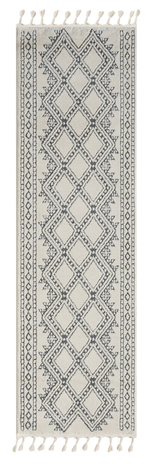 Běhoun Moroccan Delight CA40061 weiß, 250x80, černobílá, ložnice, My Flair