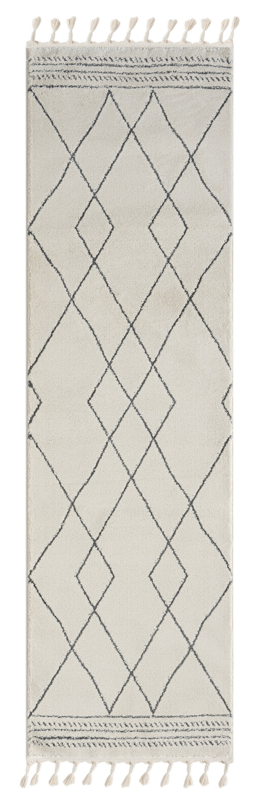 Běhoun Moroccan Desert CA40075 weiß/schwarz, 250x80, černobílá, ložnice, My Flair