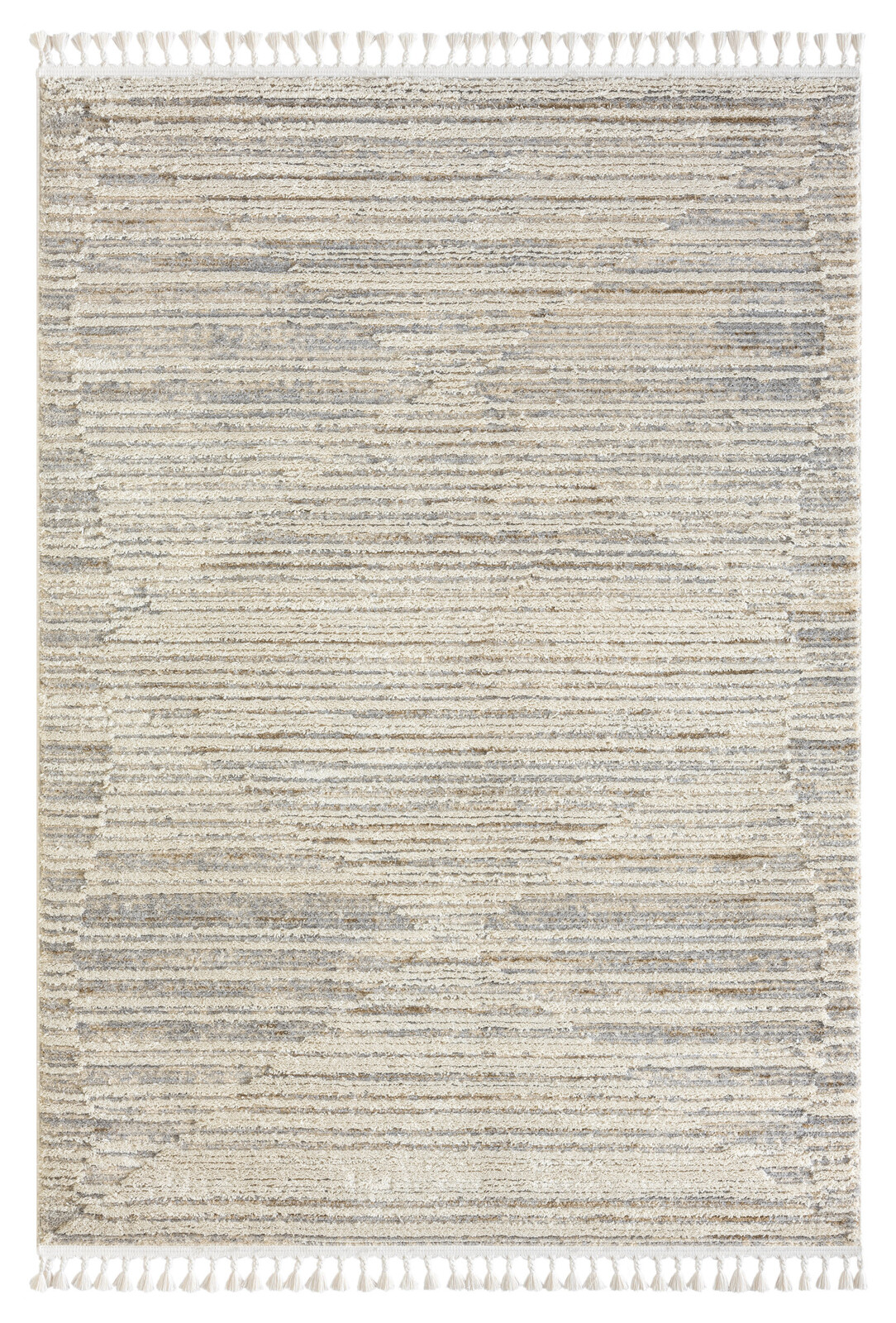 Kusový koberec Enya 2 creme, 230x160, šedá, chodba / předsíň, My Flair