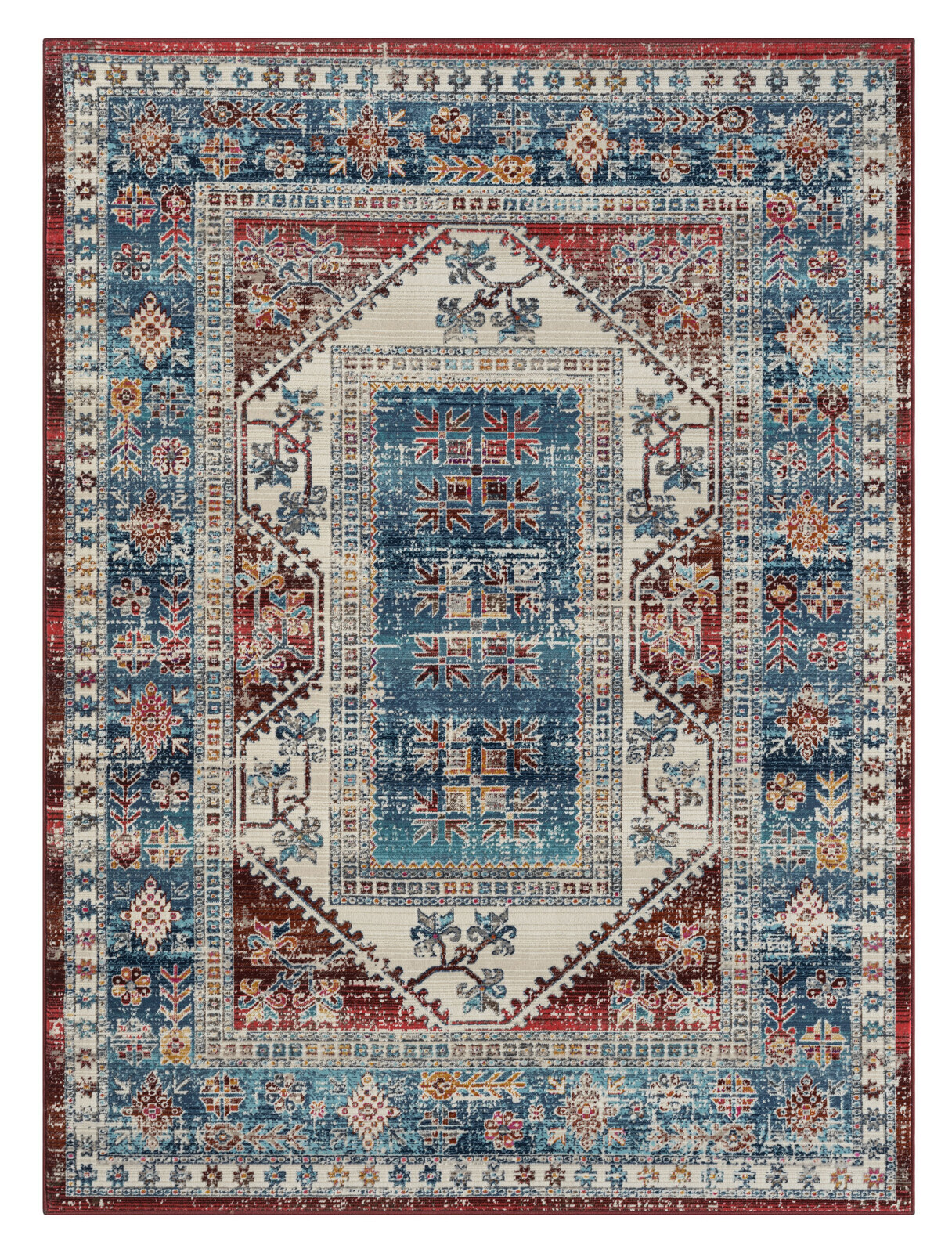 Kusový koberec Elfi 1 CA40001 blau, 240x170, vícebarevná, chodba / předsíň, My Flair