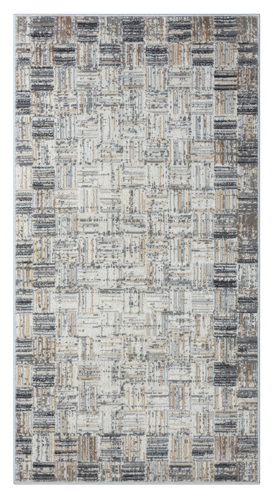 Kusový koberec My Mood creme, 150x80, šedá, chodba / předsíň, My Flair