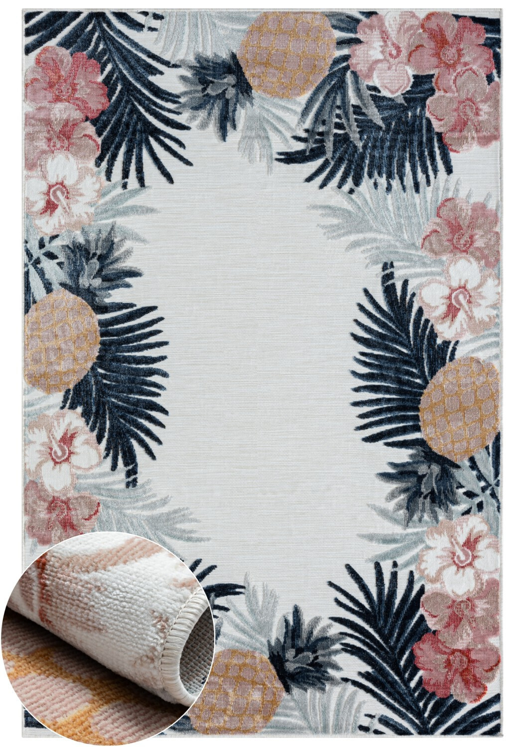 Kusový koberec Daisy weiß, 150x80, vícebarevná, chodba / předsíň, My Flair