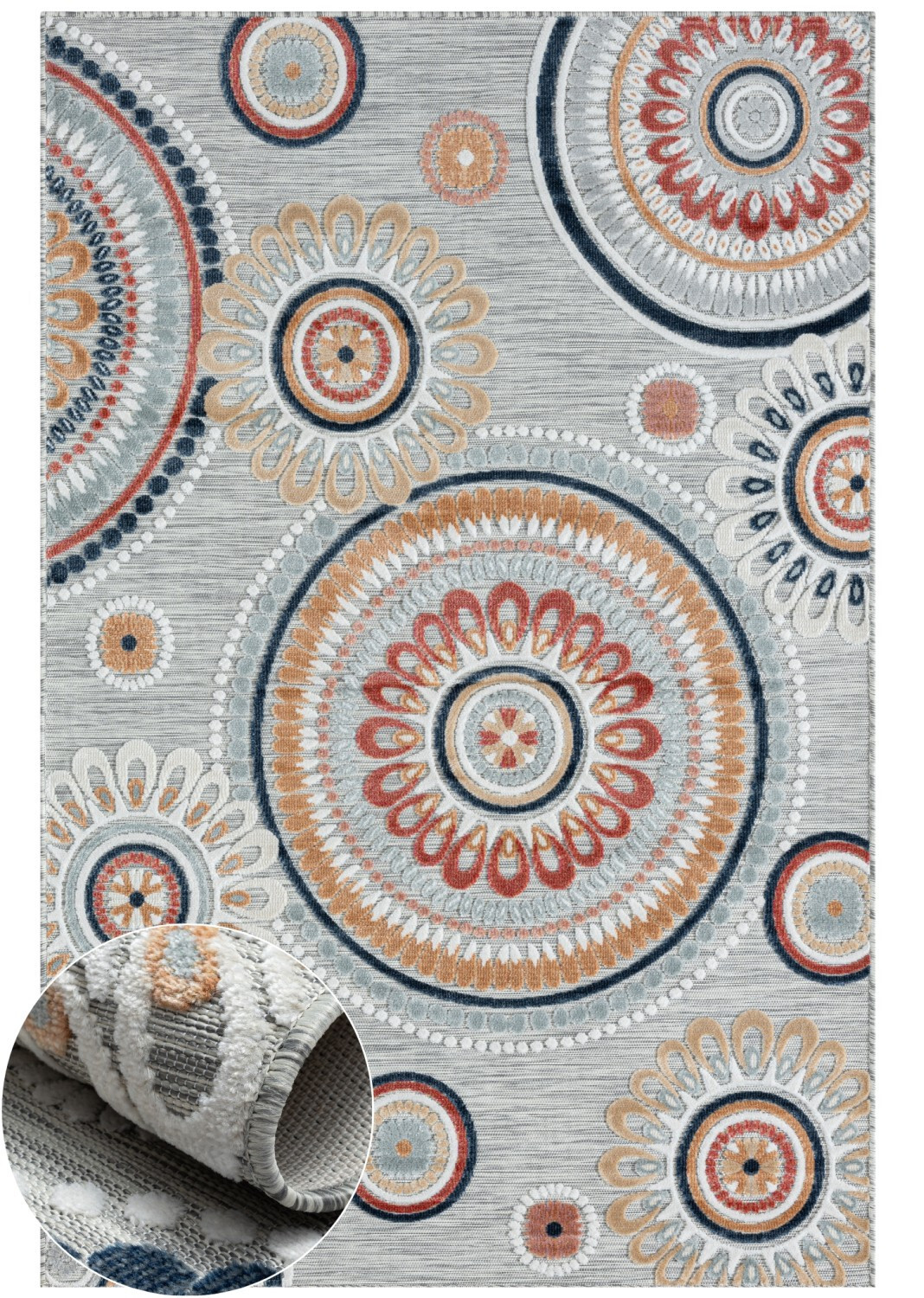 Kusový koberec Ivy grau, 150x80, vícebarevná, chodba / předsíň, My Flair