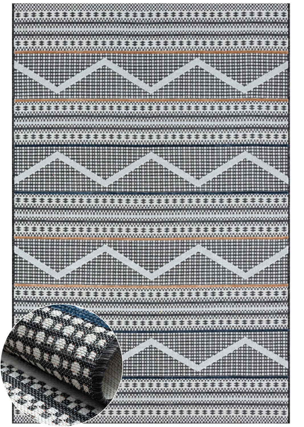 Kusový koberec Midnight schwarz, 150x80, vícebarevná, chodba / předsíň, My Flair