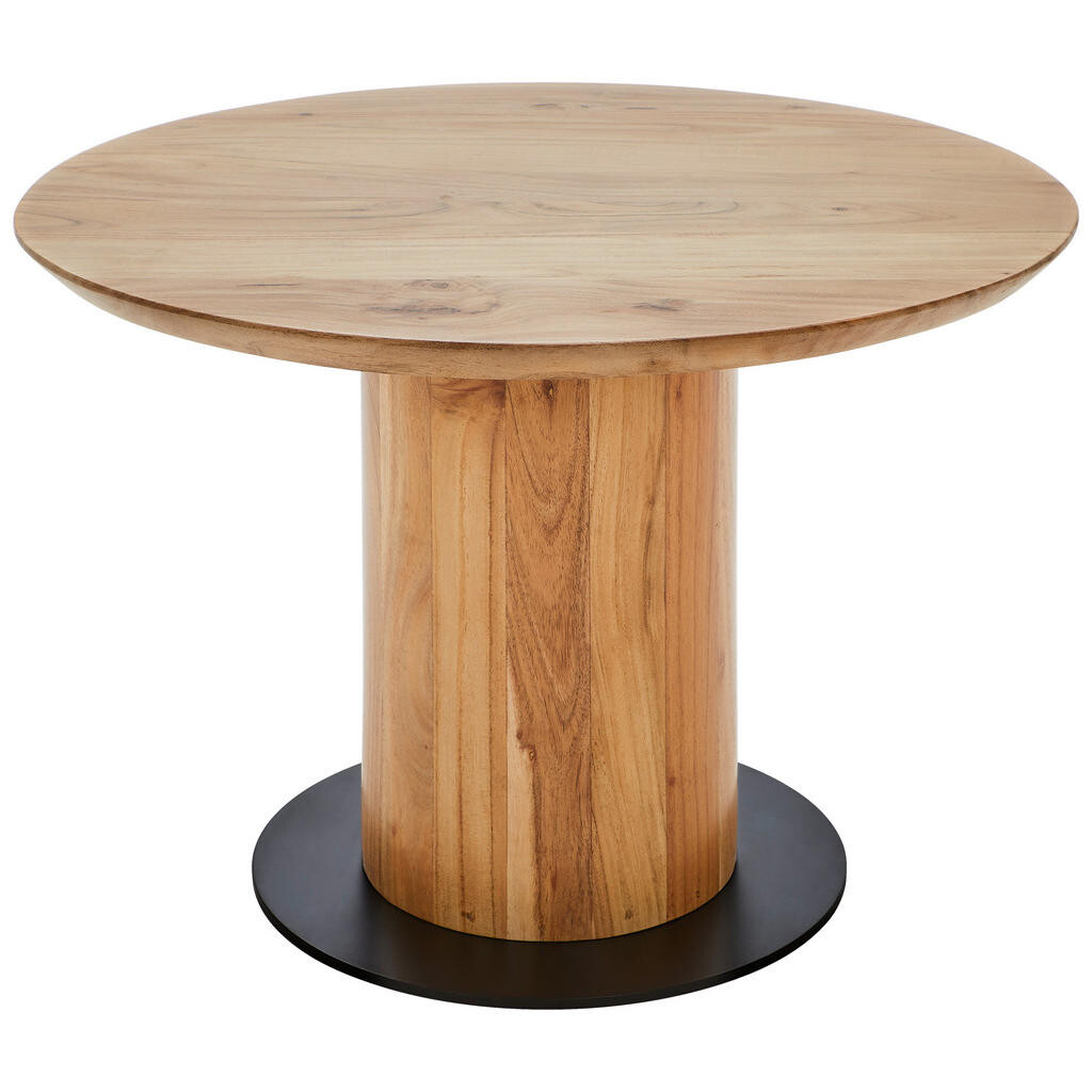 Livetastic KONFERENČNÍ STOLEK, černá, barvy akácie, dřevo, kov, 60/40/60 cm