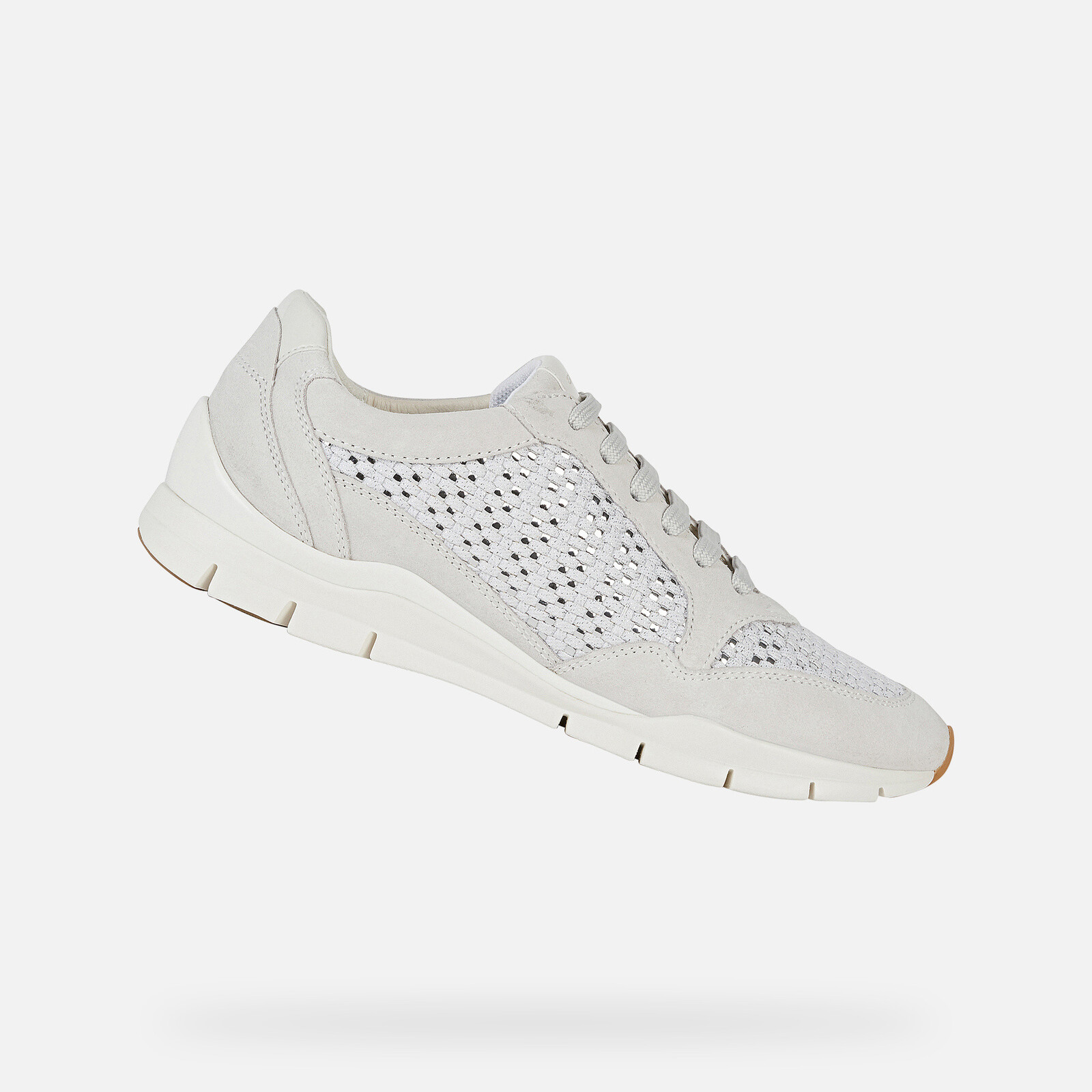 Bílé dámské tenisky Geox Sukie - Dámské