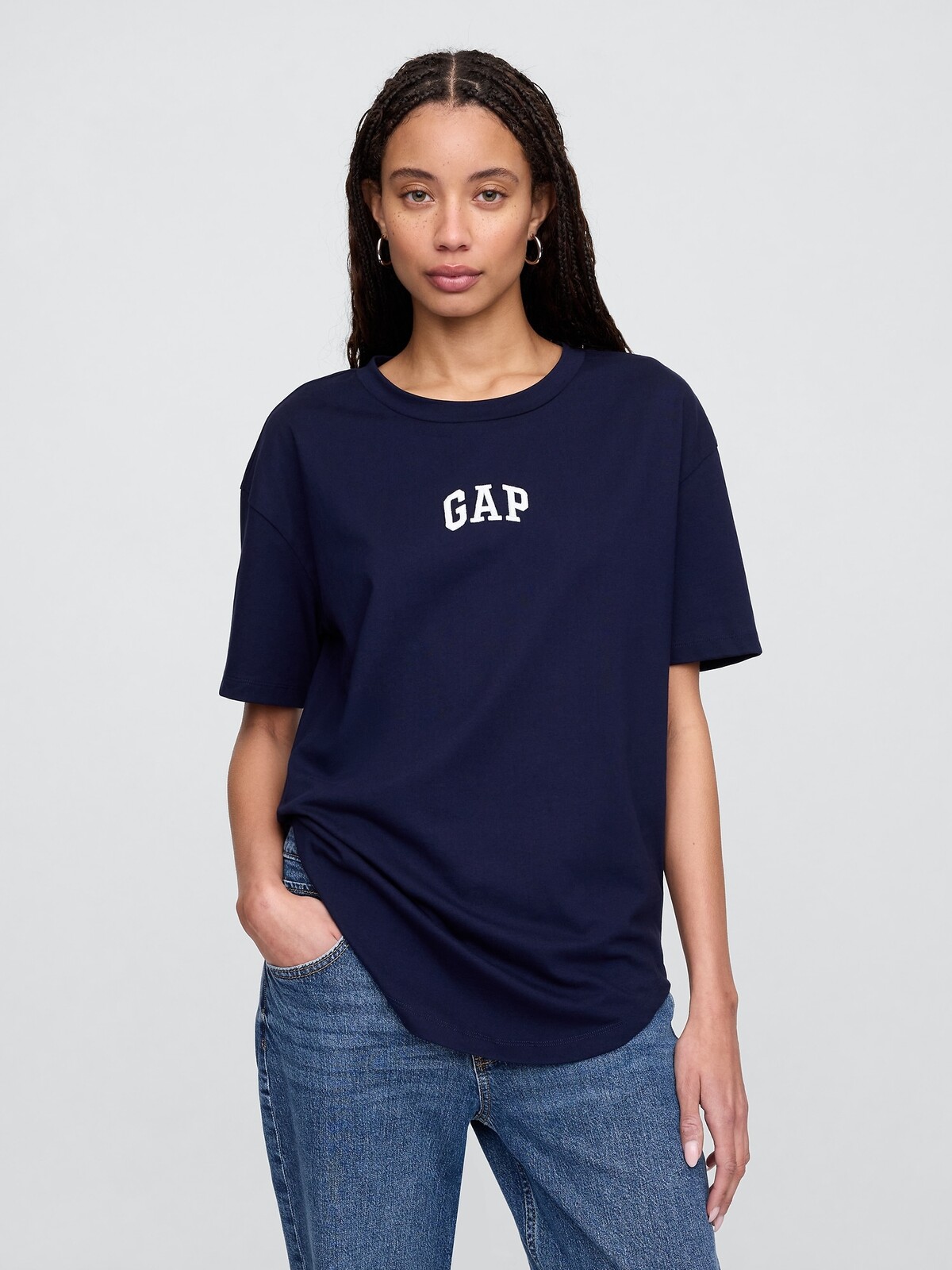 GAP Bavlněné tričko s logem Americana - Dámské