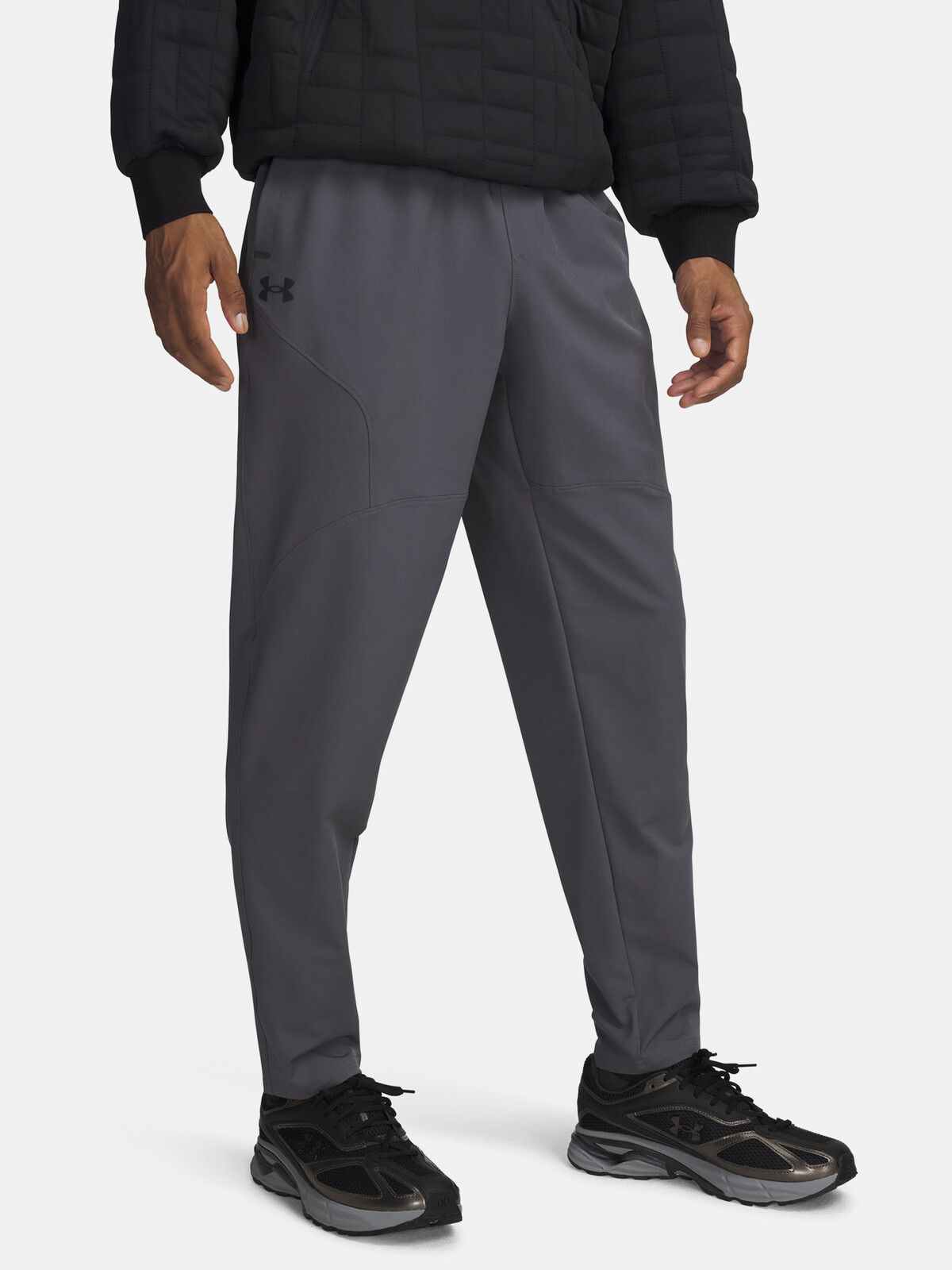 Pánské sportovní kalhoty Under Armour UA Unstoppable Tapered Pants-GRY - Pánské