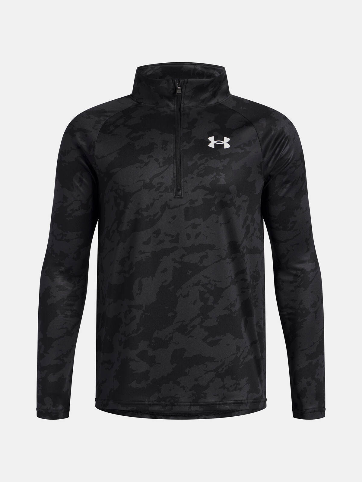 Chlapecké tričko Under Armour UA Tech 2.0 1/2 Zip-BLK - Kluci