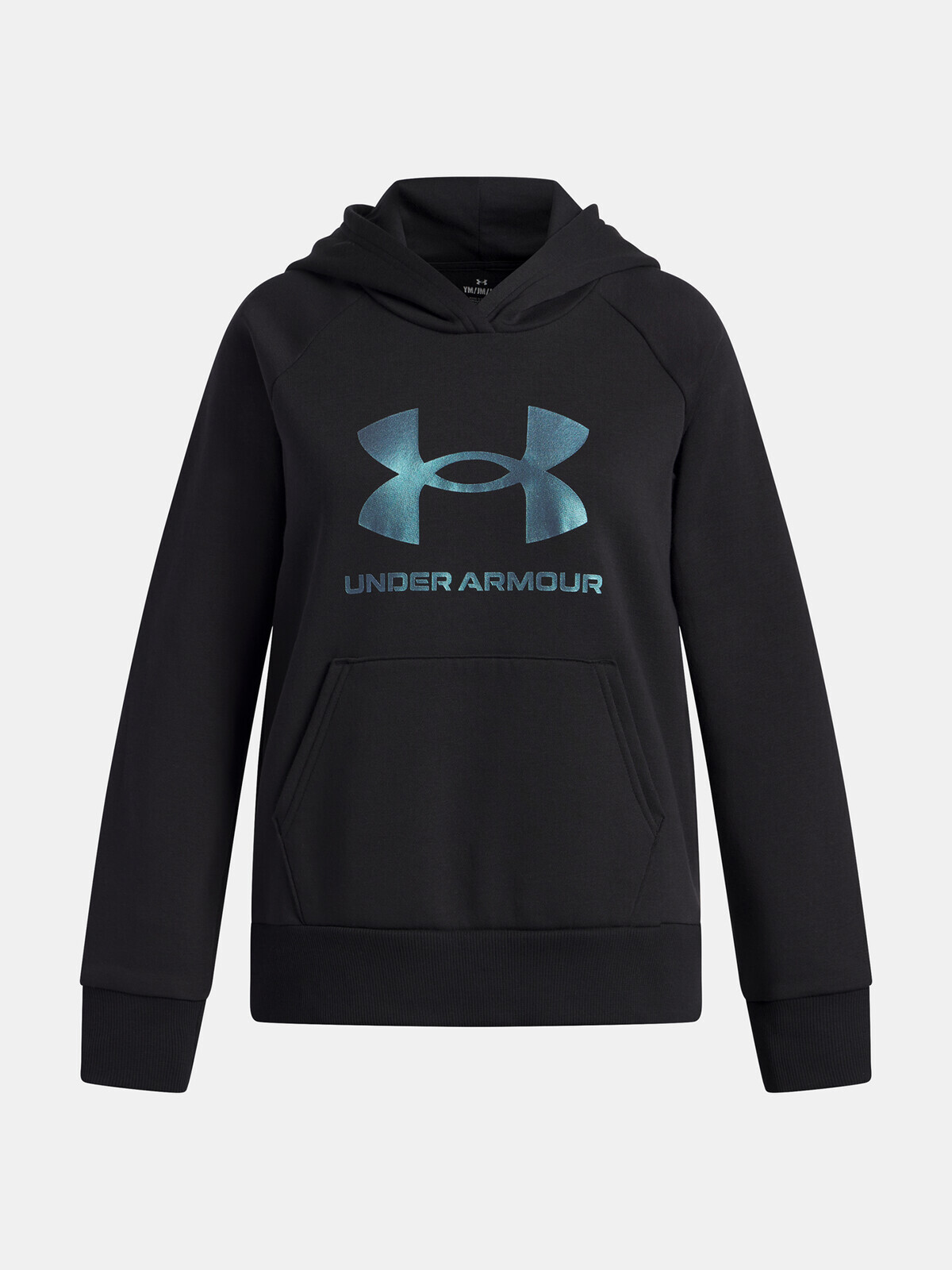 Dívčí mikina Under Armour UA Rival Flc Shimmer Hdy-BLK - Holky
