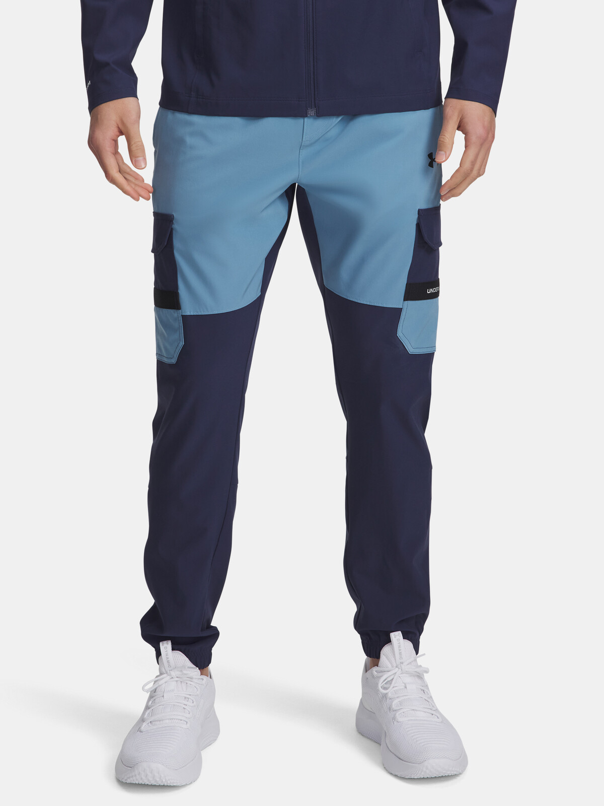 Pánské sportovní kalhoty Under Armour UA Tech Utility Woven Pant-BLU - Pánské