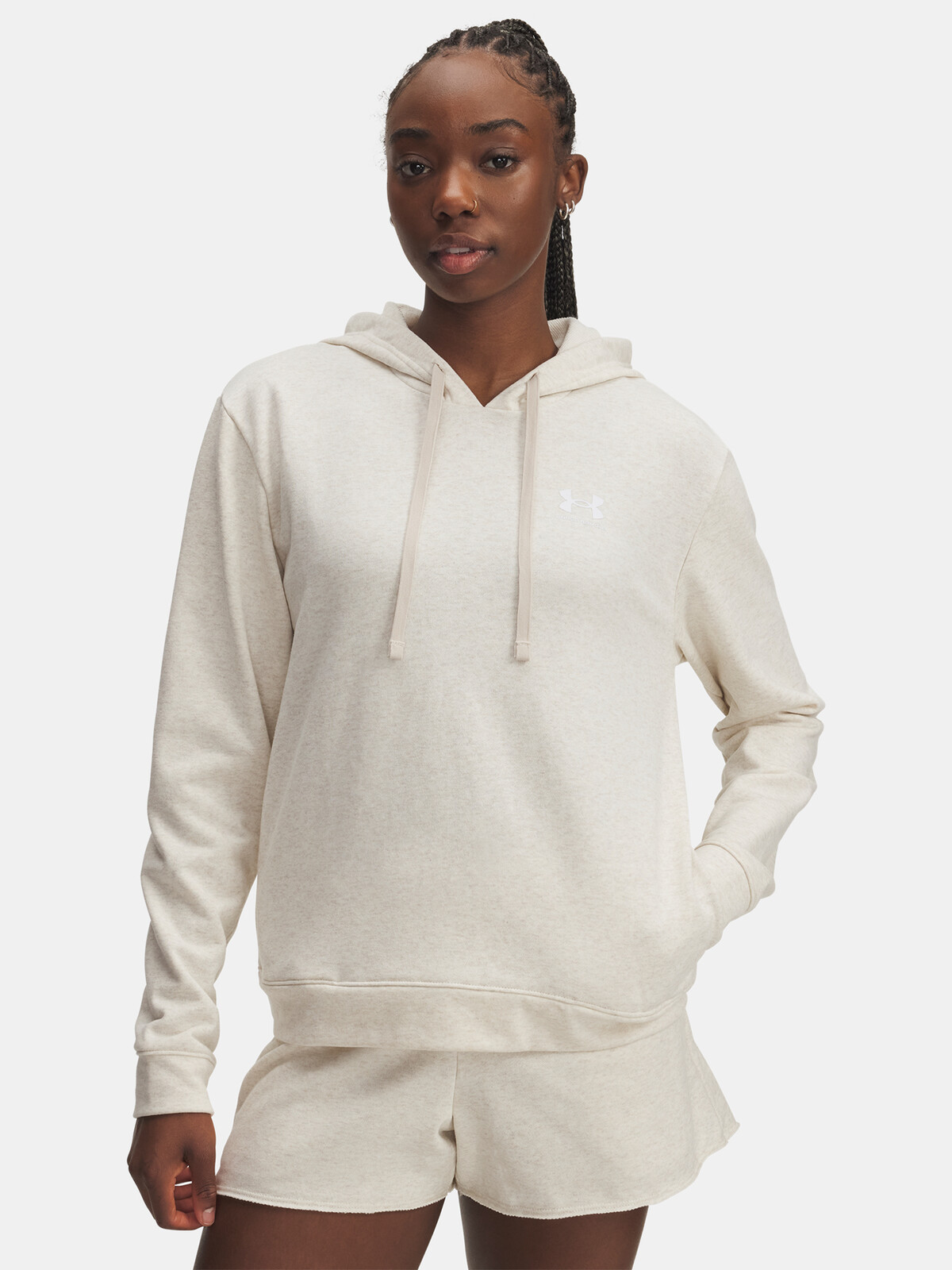 Dámská mikina Under Armour UA Rival Terry Hoodie-BRN - Dámské