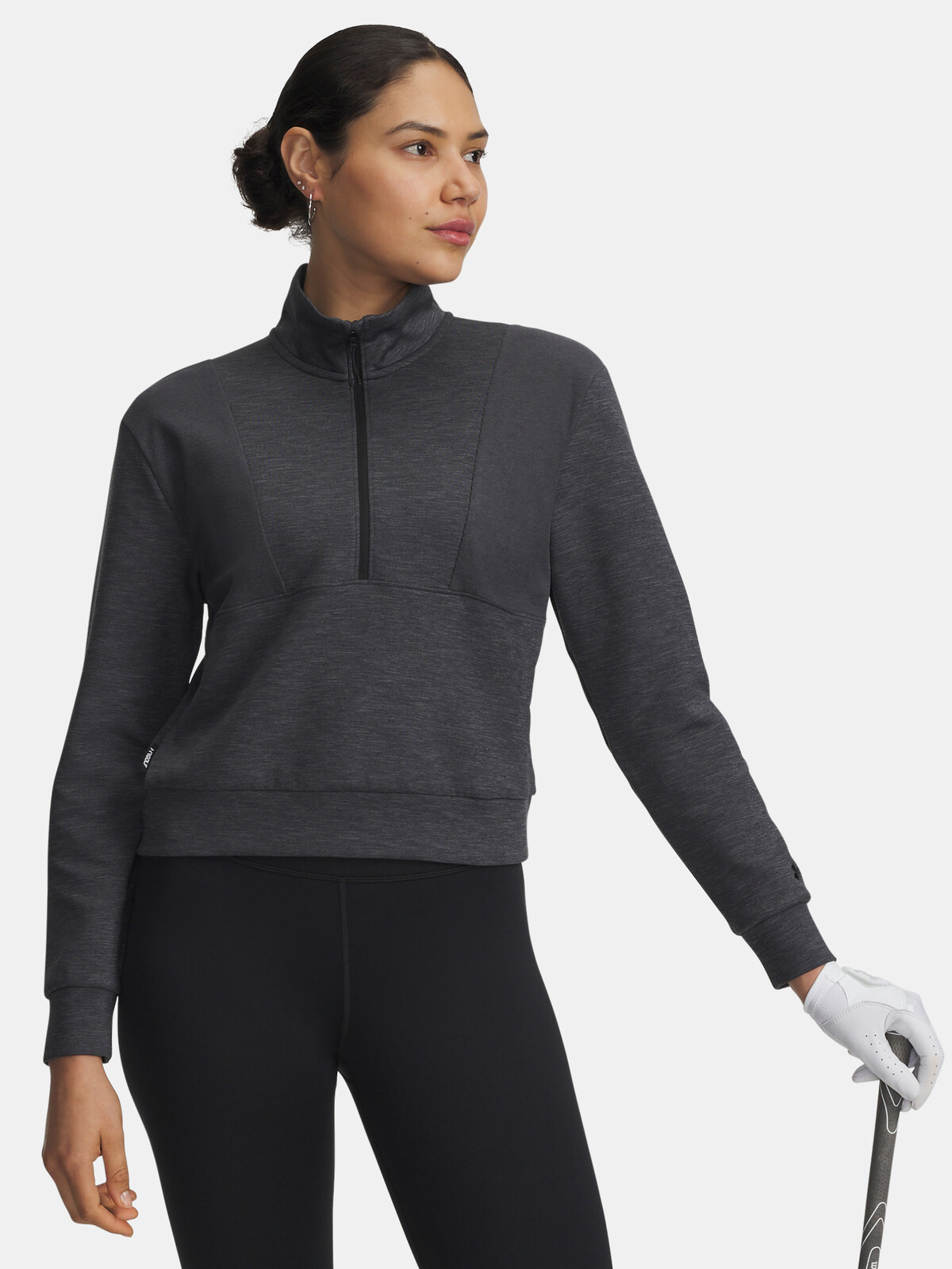 Dámská mikina Under Armour UA Drive Midlayer Pullover-BLK - Dámské