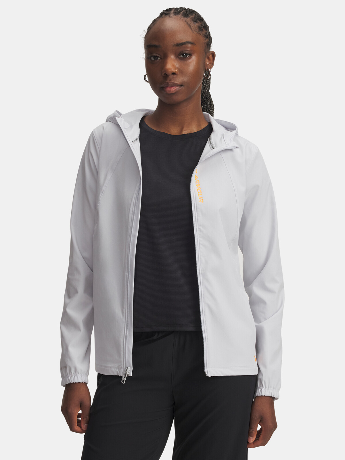 Dámská bunda Under Armour UA OutRun the STORM Jacket-GRY - Dámské