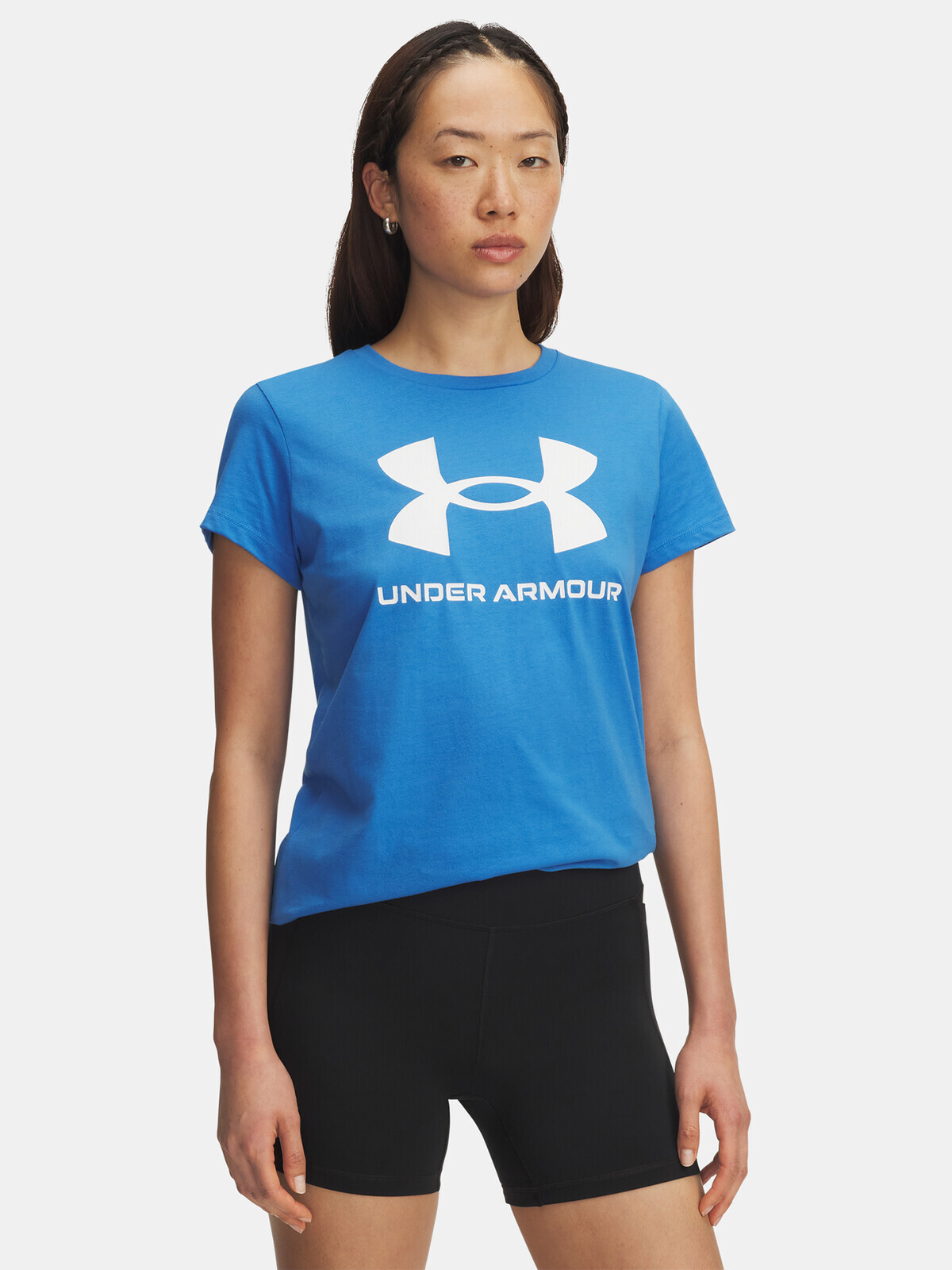 Dámské tričko Under Armour UA Logo SS-BLU - Dámské
