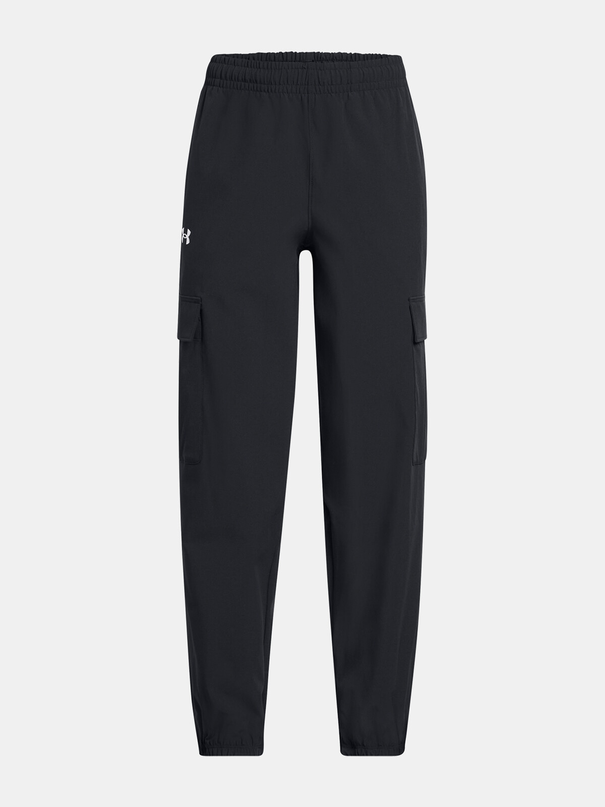 Dívčí sportovní kalhoty Under Armour UA Rival Woven Cargo Pants-BLK - Holky