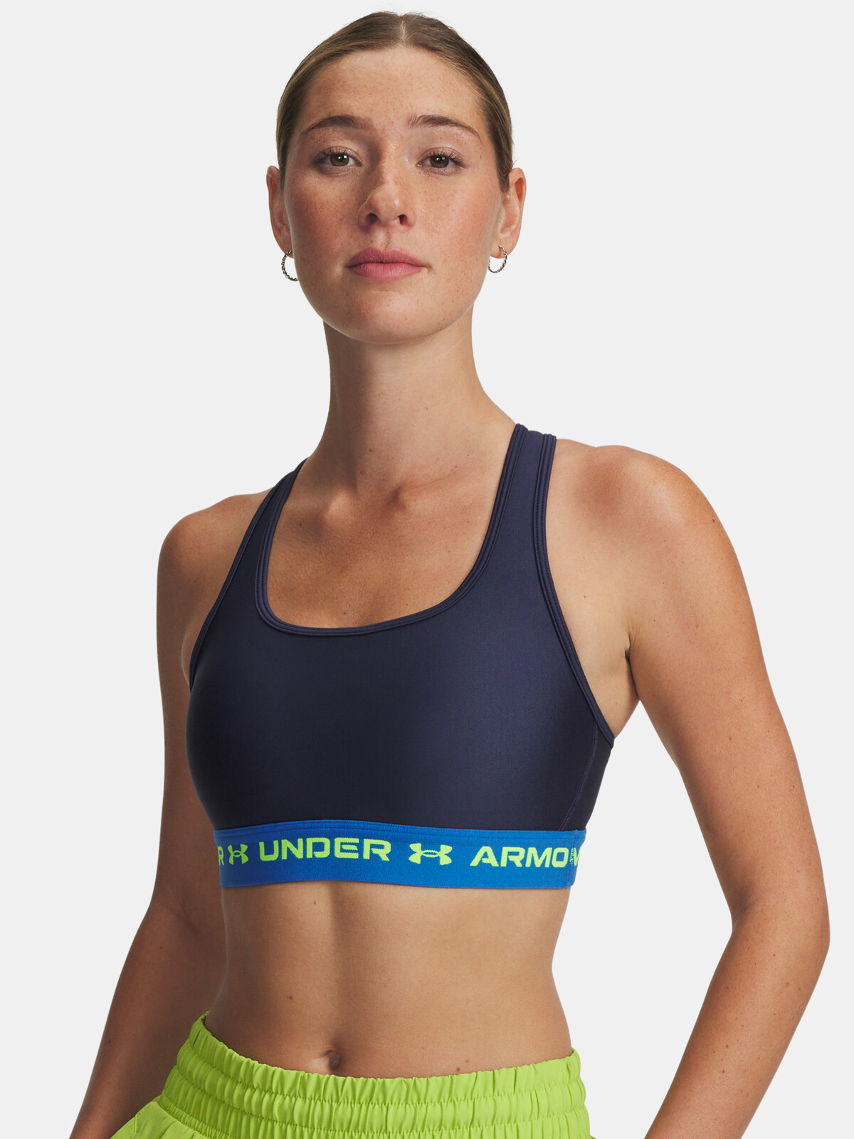 Dámská podprsenka Under Armour Crossback Mid Bra-BLU - Dámské