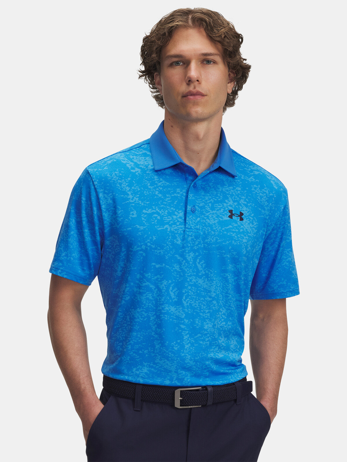 Pánské tričko Under Armour UA Playoff 3.0 Printed Polo-BLU - Pánské