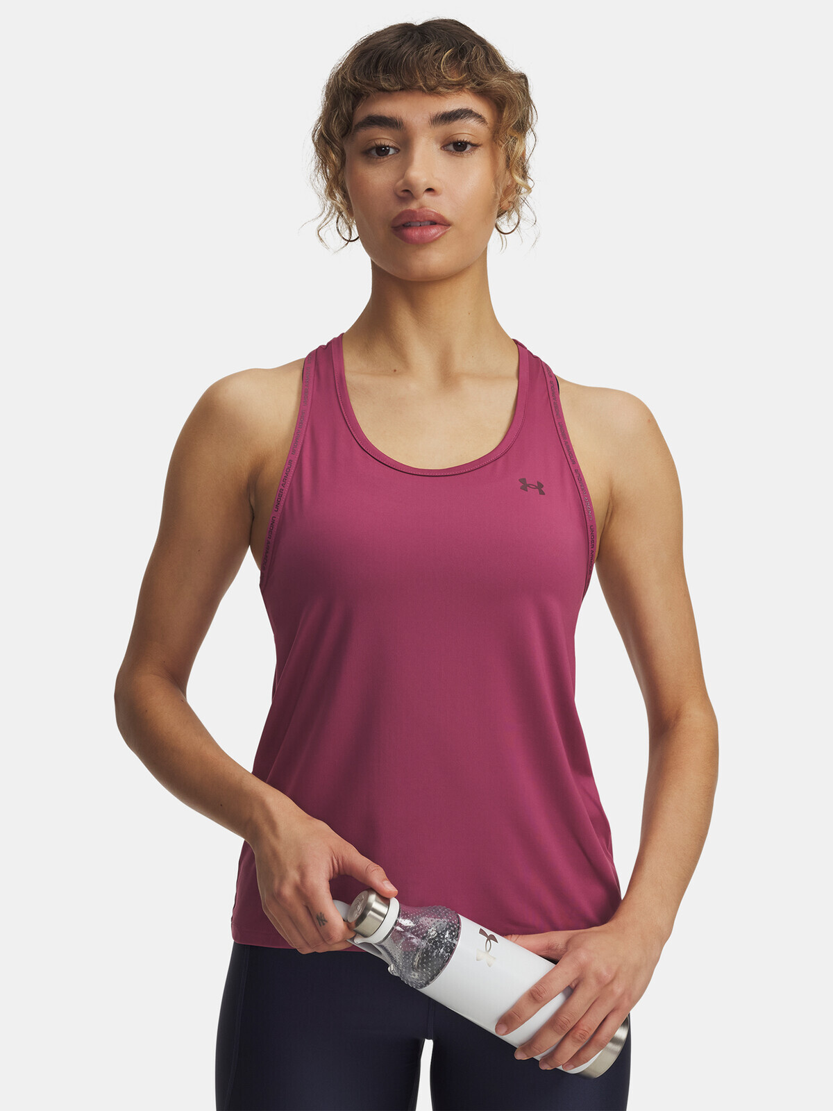 Dámské tílko Under Armour Tech Knockout Tank-RED - Dámské