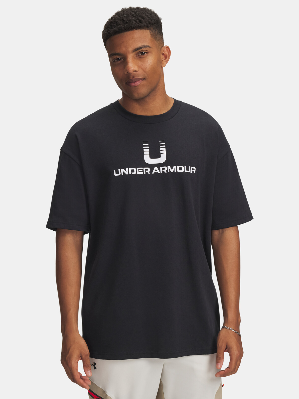 Pánské tričko Under Armour UA HWT U LOGO SS-BLK - Pánské