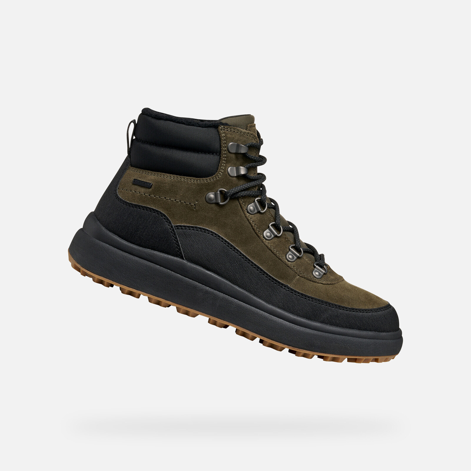 Khaki pánská kotníková obuv Geox Granito + Grip B A - Pánské