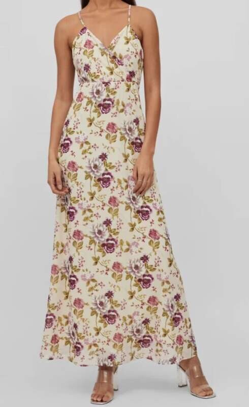 Květované dlouhé šaty VILA