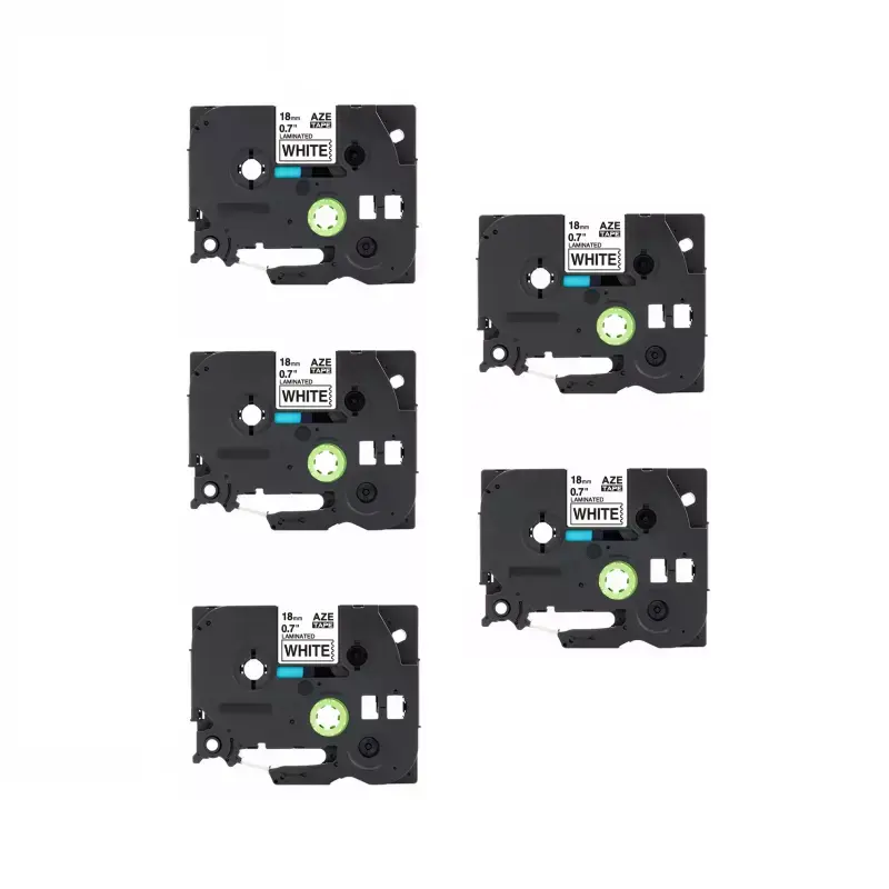 Starink Kompatibilní páska Brother TZ-241 / TZe-241, 18mm x 8m, černý tisk / bílý podklad 5-PACK